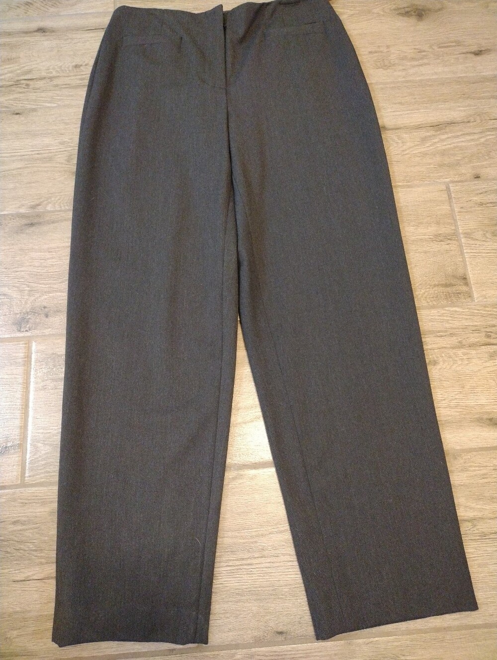 Talbots Heritage Wool Blend Dress Pants Dark Charcoal Size 12